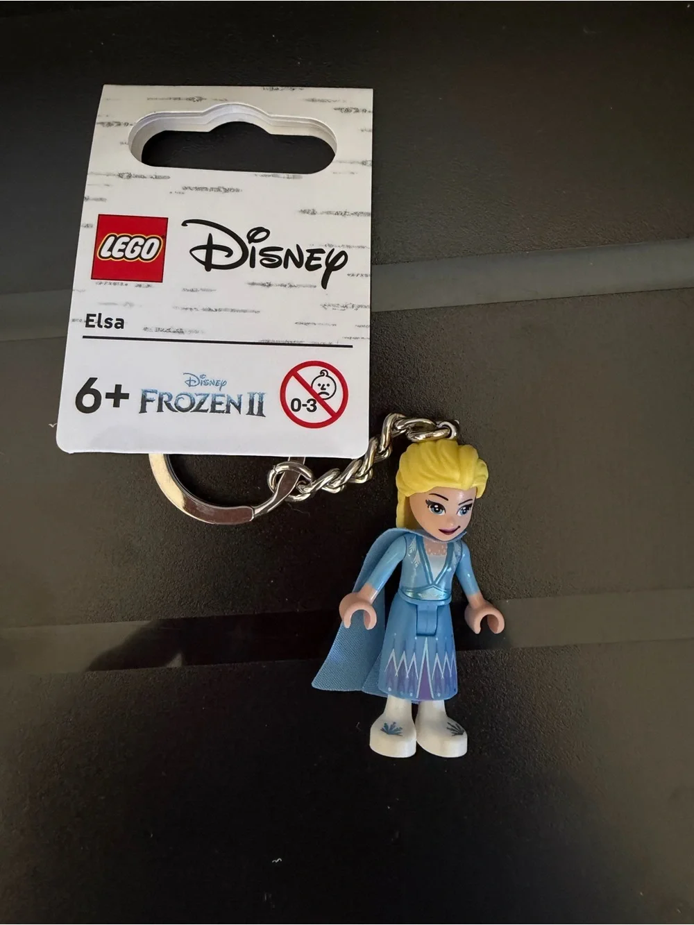 LegoLand LEGO Disney Elsa Mini Figure Keychain - Blue